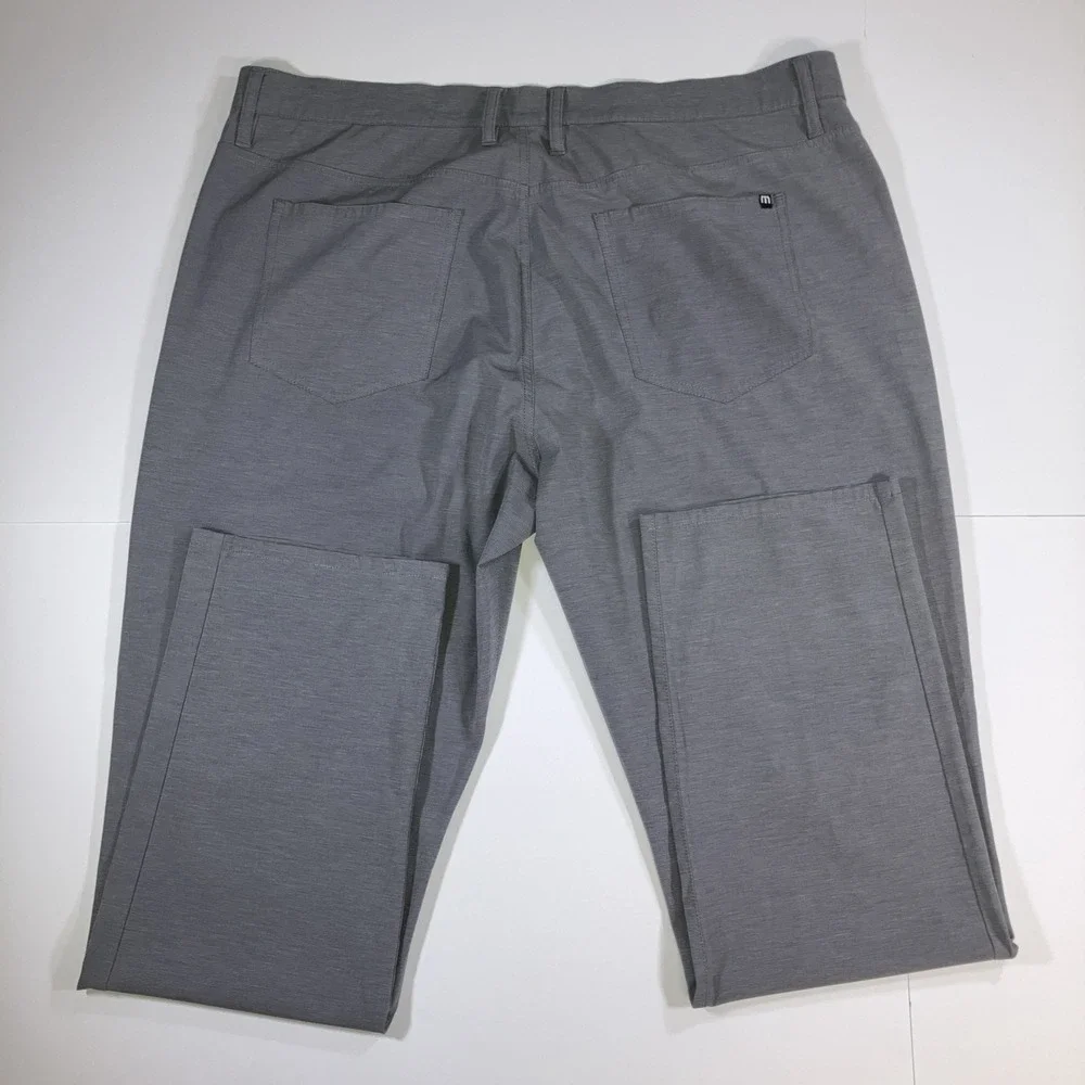 Travis Mathew Slacks Golf Pants Mens 40x32 Gray Tech Stretch 1MQ534
